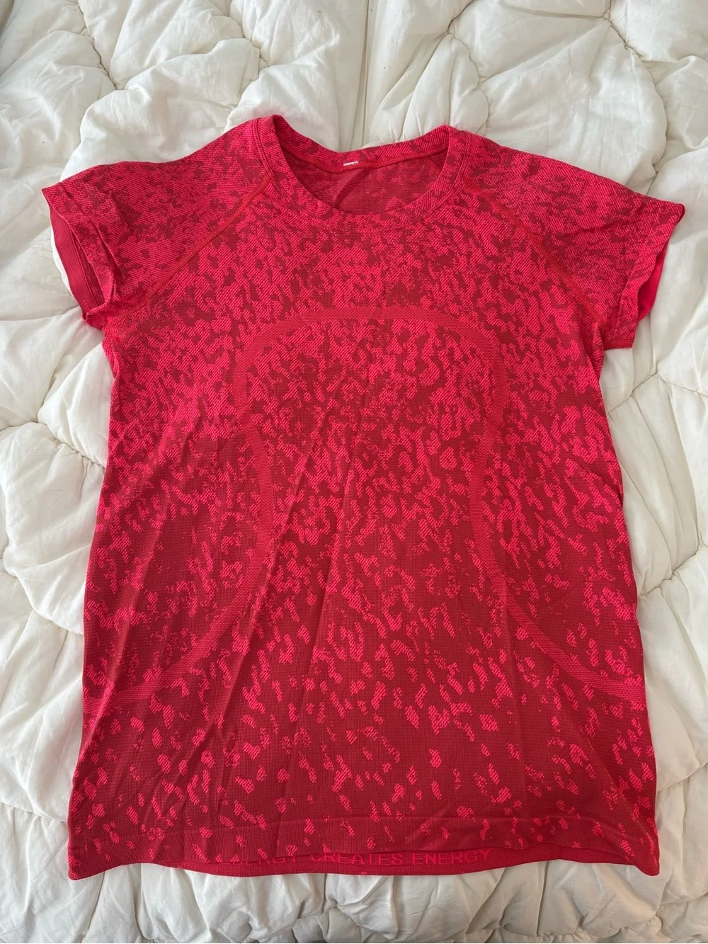 lululemon athletica Short-Sleeve Performance Tee in Bright Pink-Red